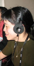 Laura at work